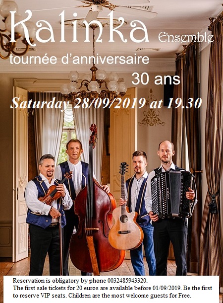 Kalinka ensemble. Tournée d'anniversaire 30 ans.